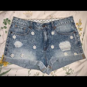 Denim Daisy Jean Shorts